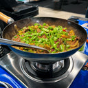 Flank Steak in Peanut Butter Sauce in a HOT WOK