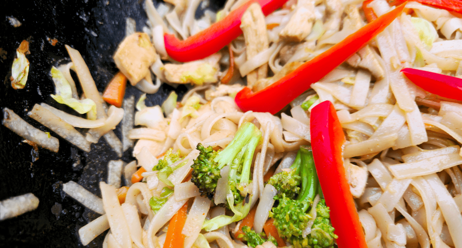 Chicken and Vegetable Stir-Fry with Teriyaki Sauce - HOT WOK