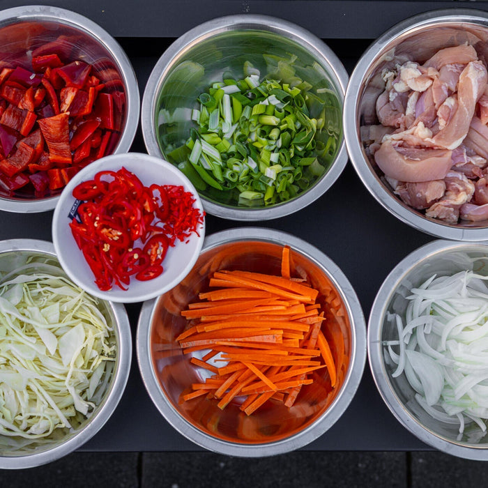 Chicken Thigh Noodle Stir-Fry with Veggies - HOT WOK