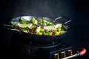 Spanish Rice Dish in Wok Burner