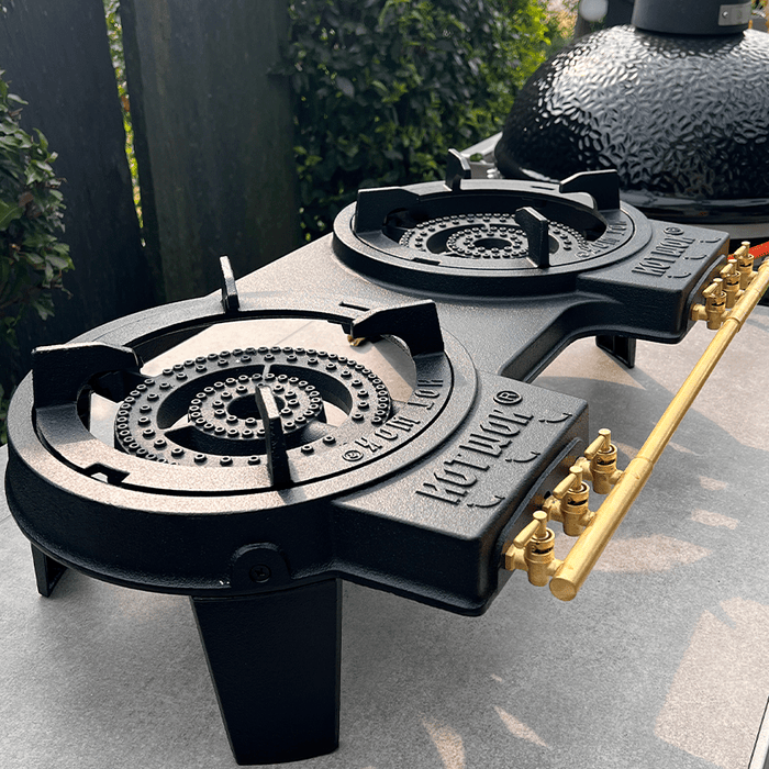 Powerful double gasburner - Designed for outdoor cooking - HOT WOK