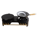 HOT WOK DOUBLE – Bruciatore a gas 2x 10 kW
