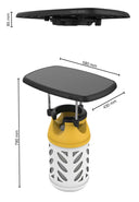 TOP LINE TABLE WITH CUP HOLDER AND HANGERS - HOT WOK