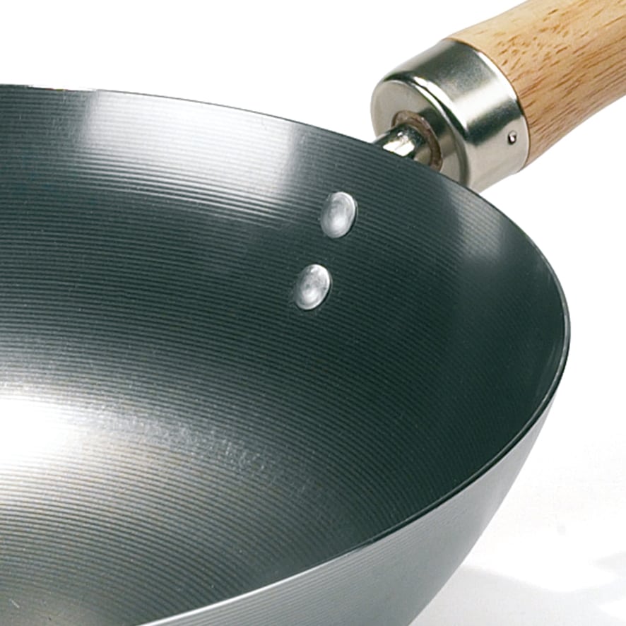 Made In Cookware - Wok in Acciaio al Carbonio Blu da 30,48 cm - (come la ghisa, ma migliore) - Pentole Professionali - Fatto in Francia - Compatibile Made In Cookware - Wok in Acciaio al Carbonio Blu da 30,48 cm - (come la ghisa, ma migliore) - Pentole Professionali - Fatto in Francia - Compatibile
